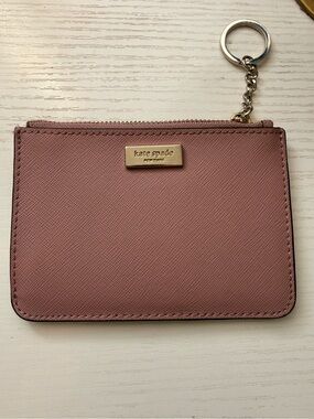 Kate Spade keychain cardholder pink